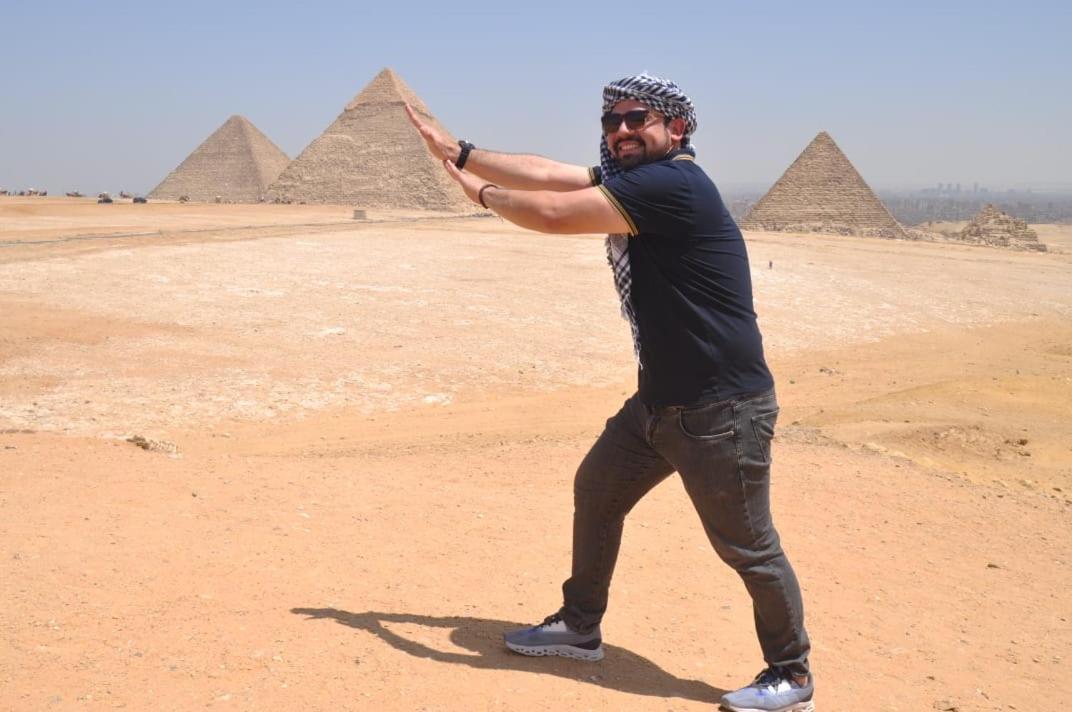 Horus Pyramids Inn Kafrat al Jabal Bagian luar foto