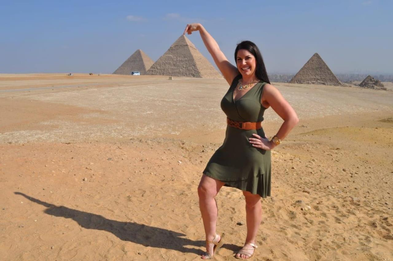 Horus Pyramids Inn Kafrat al Jabal Bagian luar foto