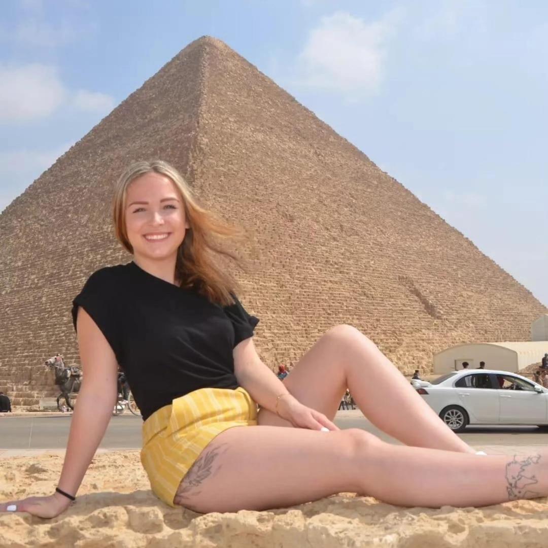 Horus Pyramids Inn Kafrat al Jabal Bagian luar foto