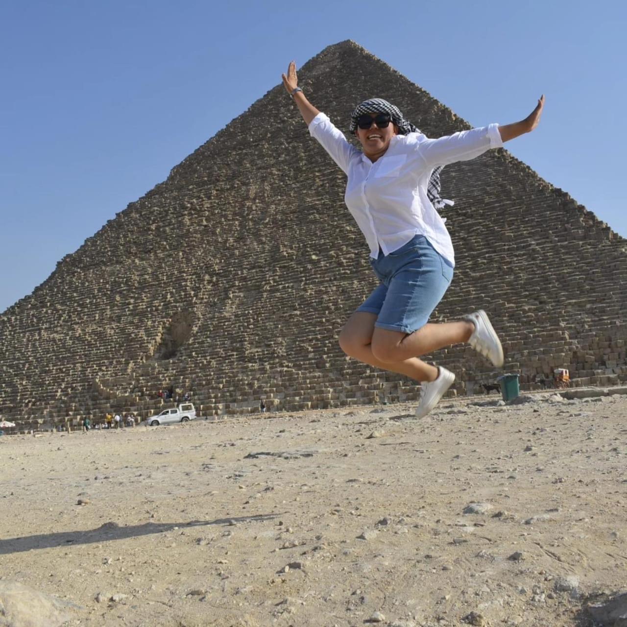 Horus Pyramids Inn Kafrat al Jabal Bagian luar foto