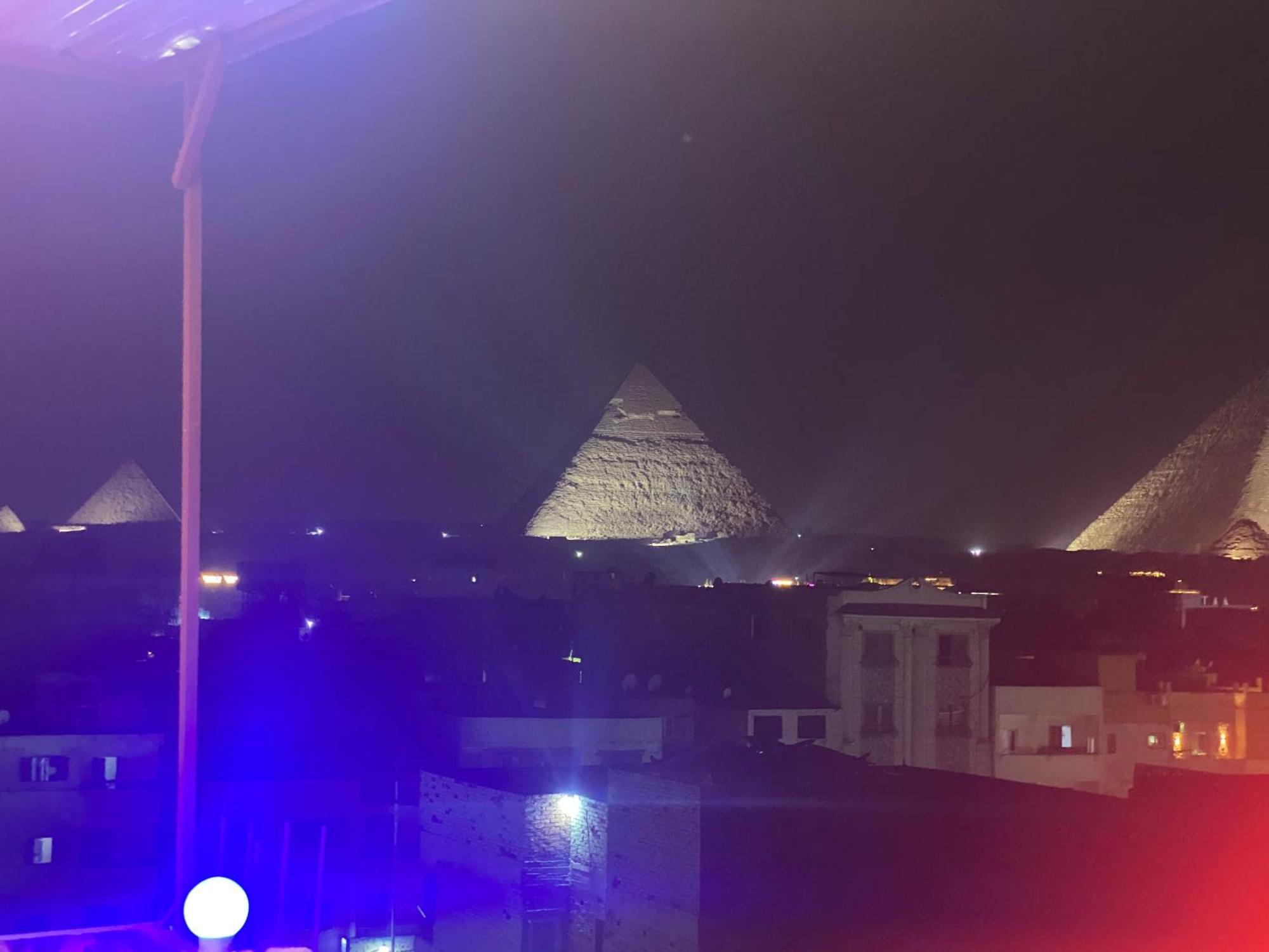 Horus Pyramids Inn Kafrat al Jabal Bagian luar foto