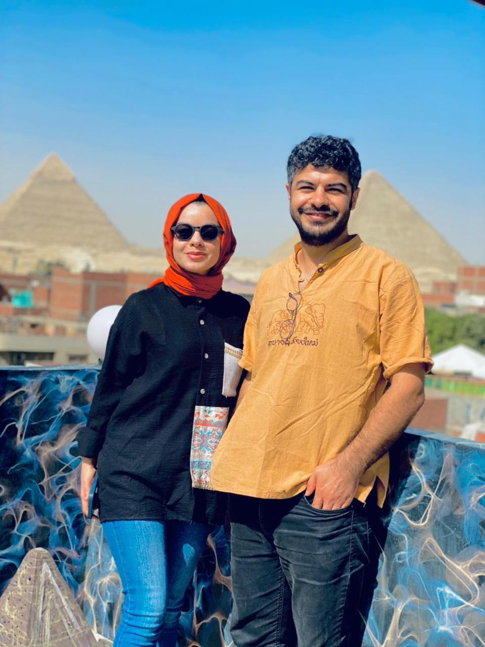 Horus Pyramids Inn Kafrat al Jabal Bagian luar foto