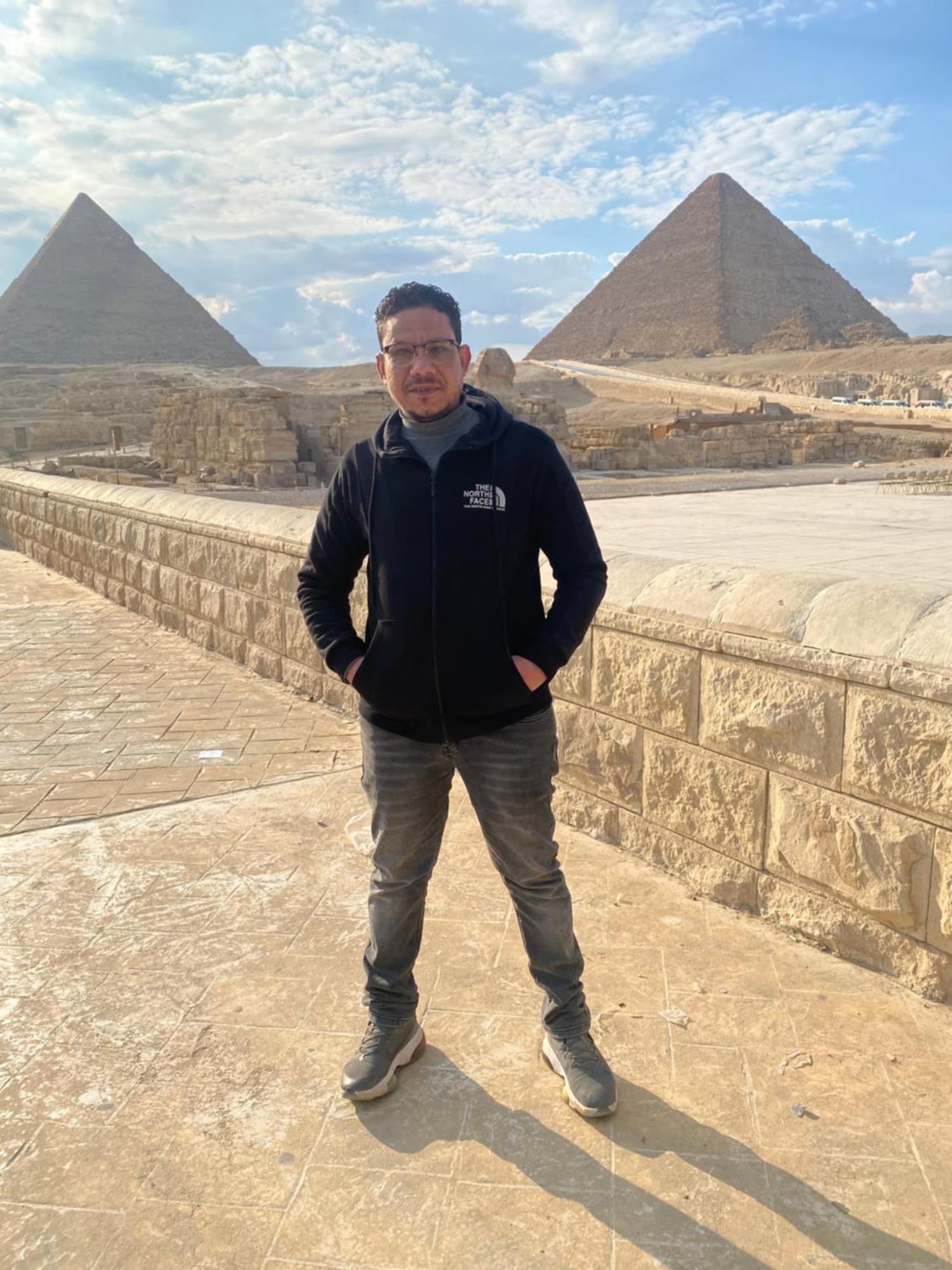 Horus Pyramids Inn Kafrat al Jabal Bagian luar foto