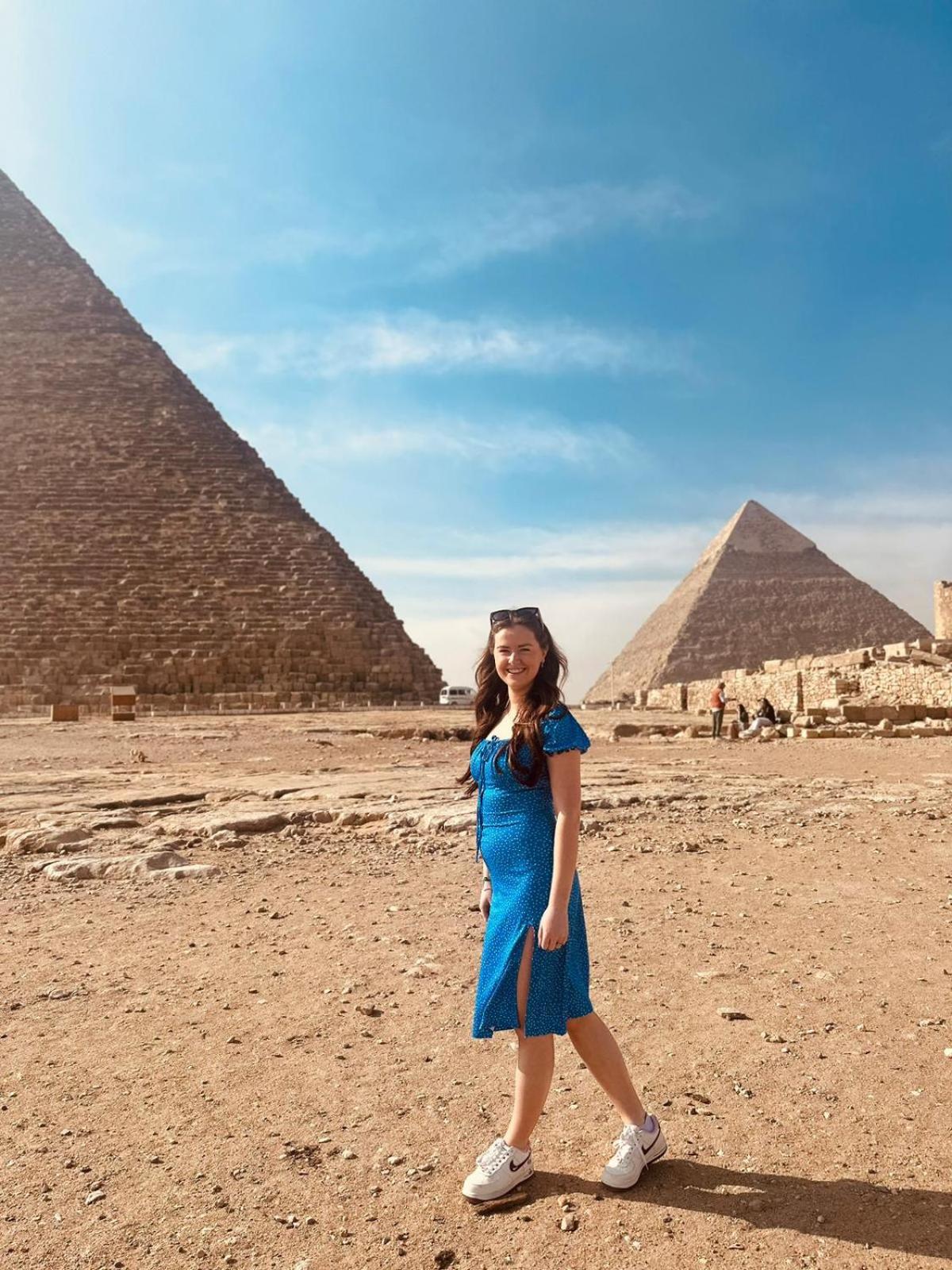 Horus Pyramids Inn Kafrat al Jabal Bagian luar foto